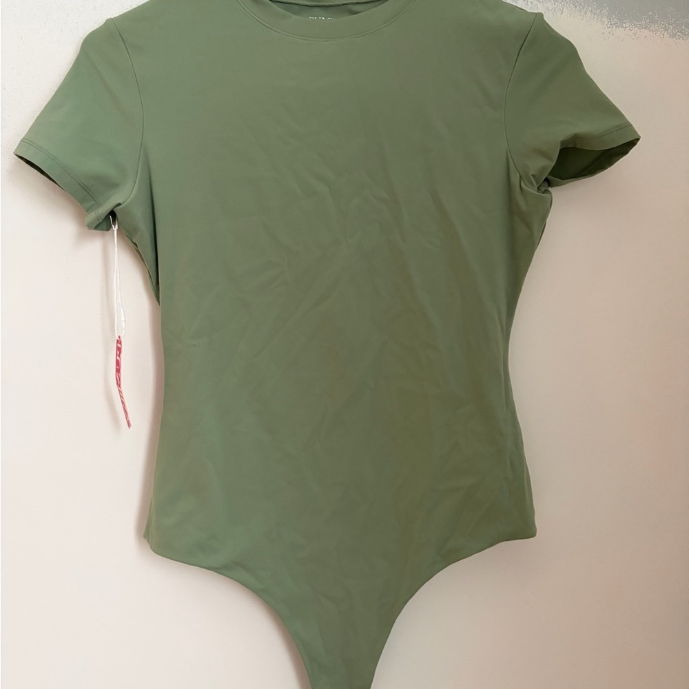 Sleek Olive Green Bodysuit